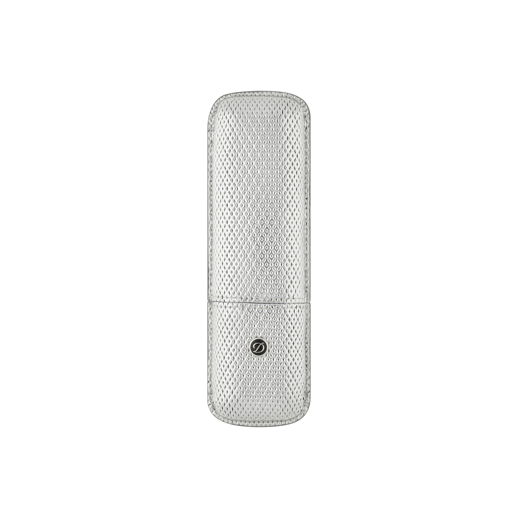 S.T. Dupont 2 pen case - Silver