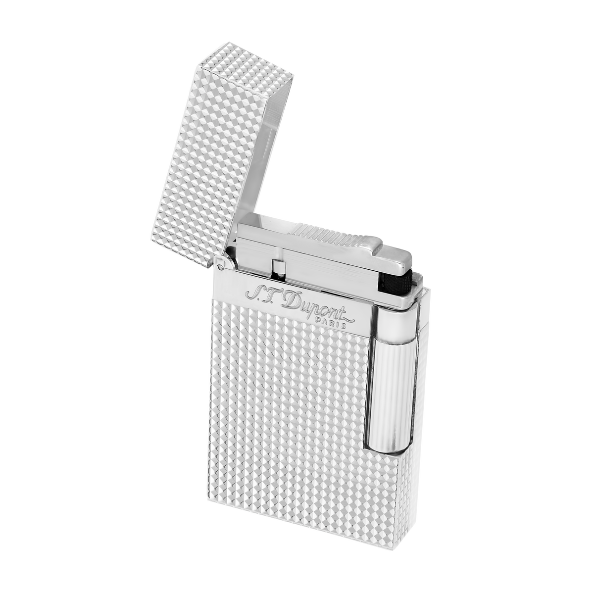 S.T. Dupont Line 2 Diamond head lighter - Silver