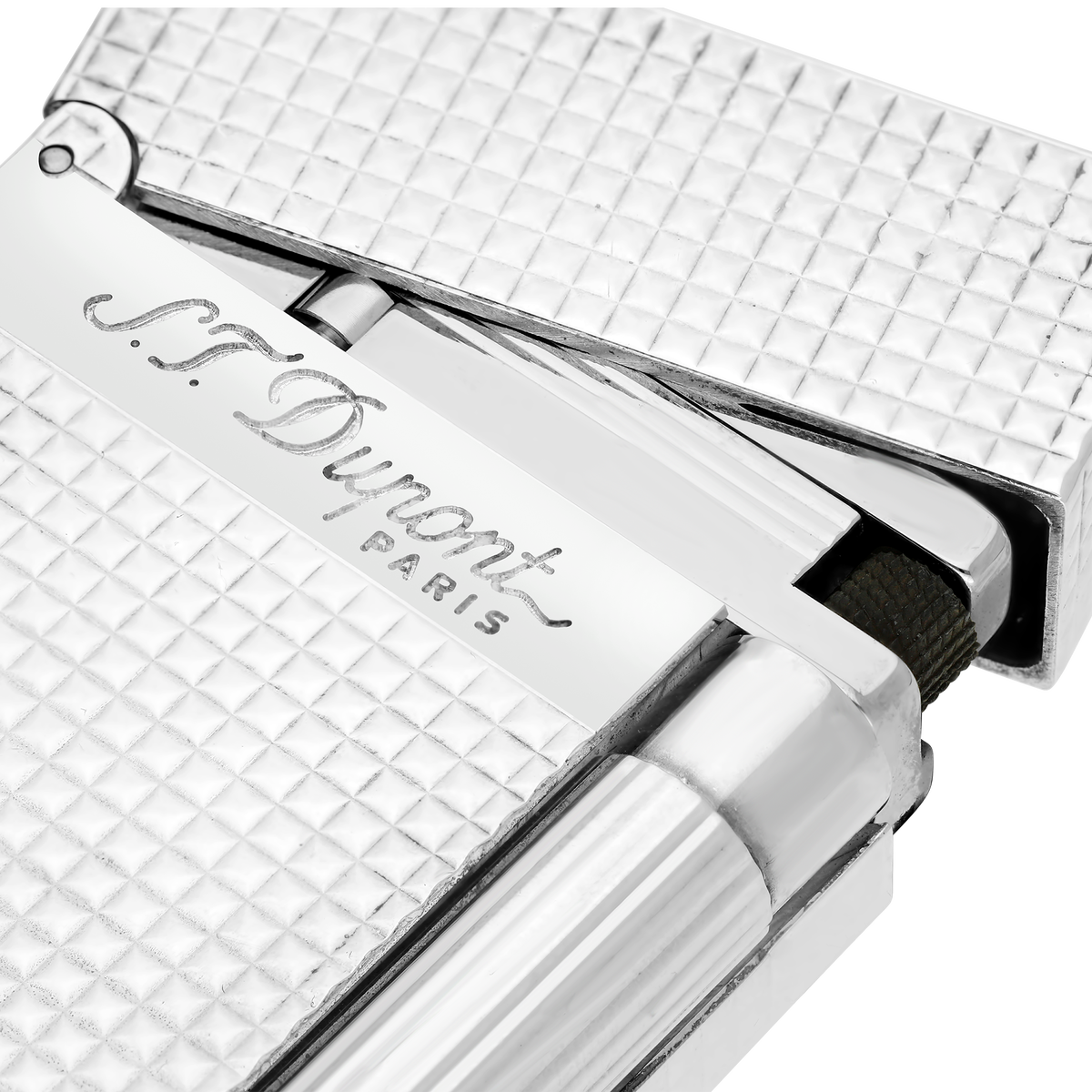 S.T. Dupont Line 2 Diamond head lighter - Silver