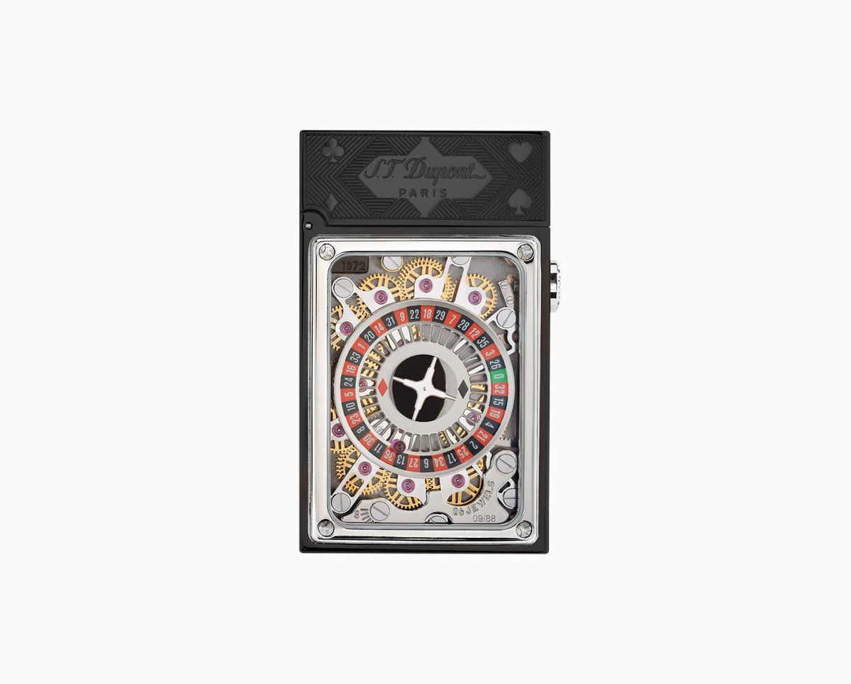 S.T. Dupont Black Casino Pocket Complication Lighter