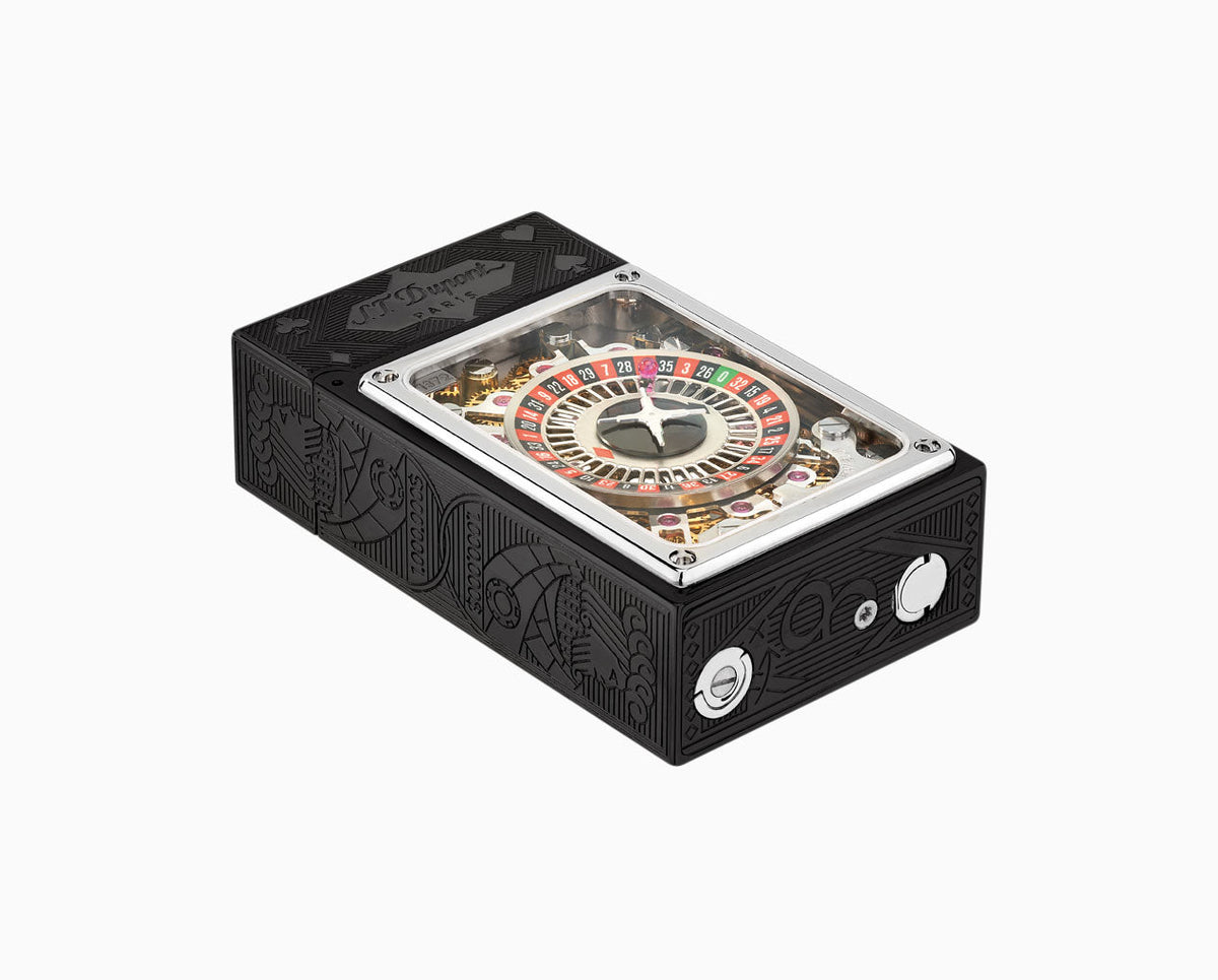 S.T. Dupont Black Casino Pocket Complication Lighter