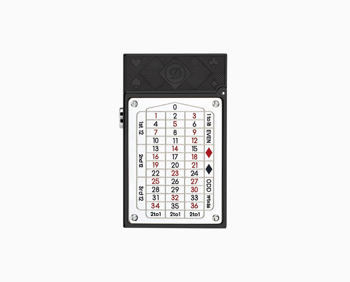 S.T. Dupont Black Casino Pocket Complication Lighter