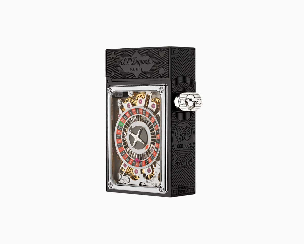 S.T. Dupont Black Casino Pocket Complication Lighter