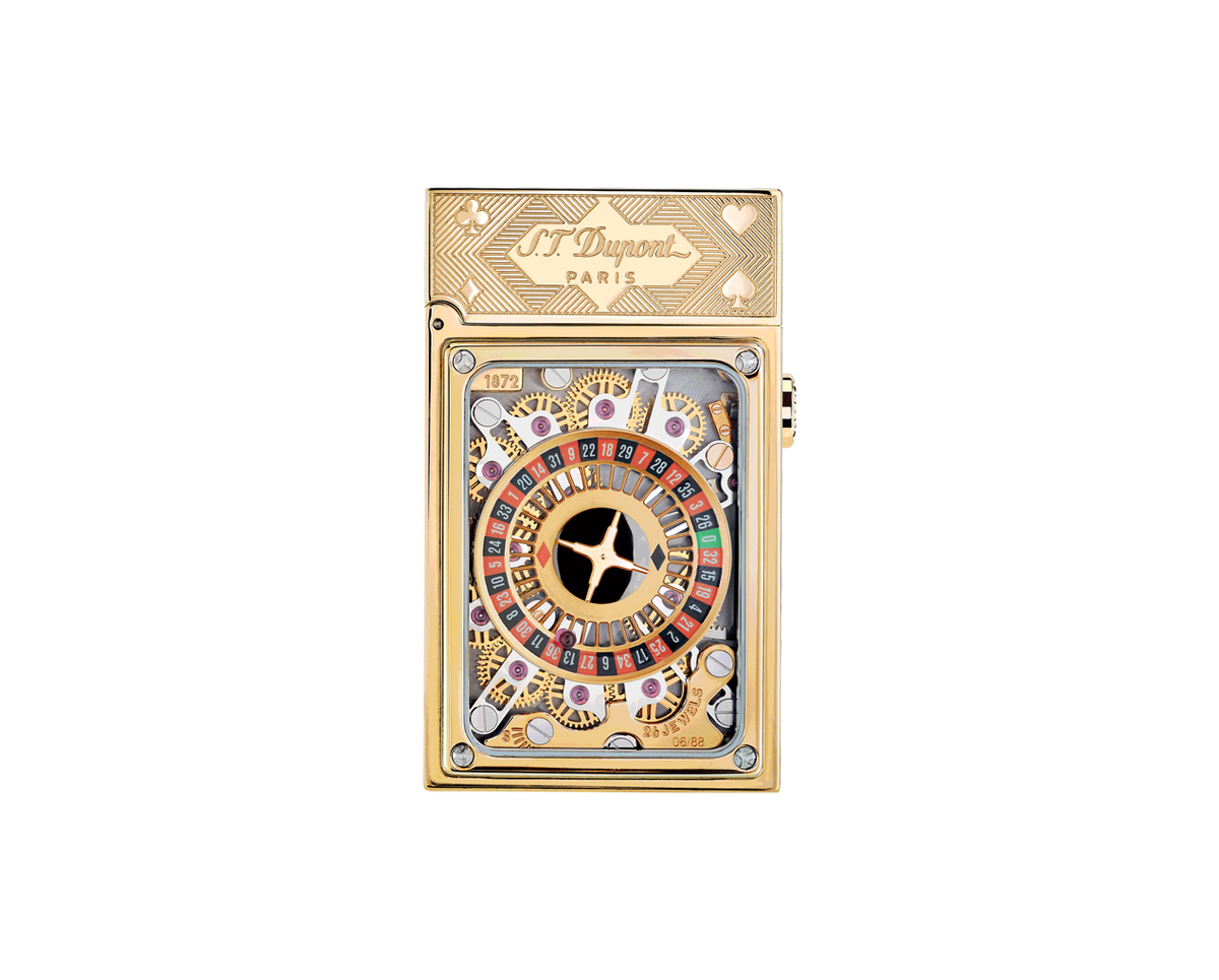 S.T. Dupont Golden Casino Pocket Complication Lighter