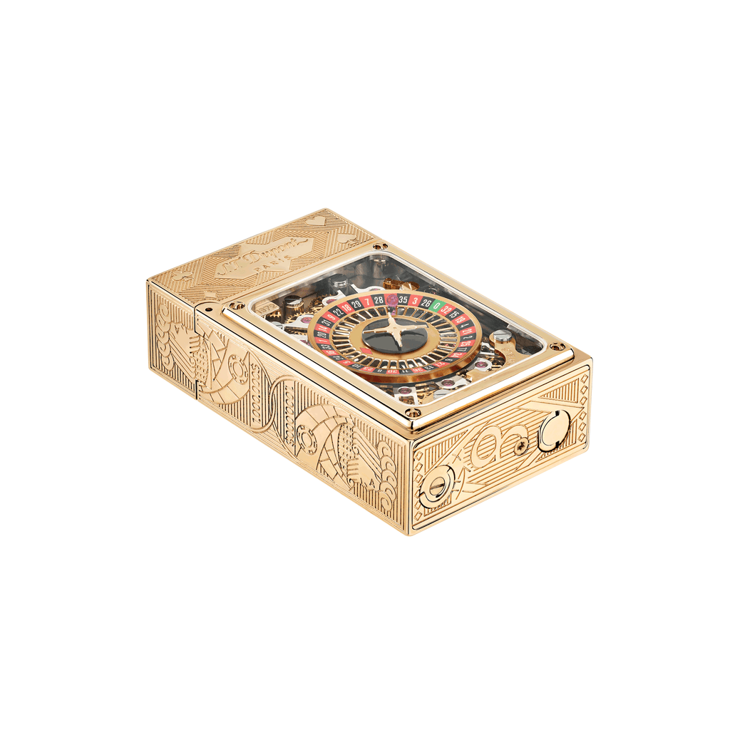 S.T. Dupont Golden Casino Pocket Complication Lighter