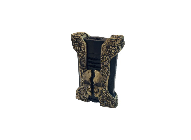 S.T. Dupont Defi XXtreme Skull & Roses Haute Creation Lighter