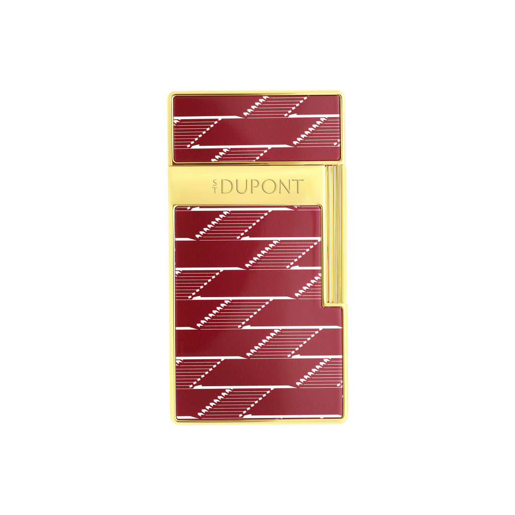 S.T. Dupont Monogram 1872 Biggy Lacquered lighter - Burgundy