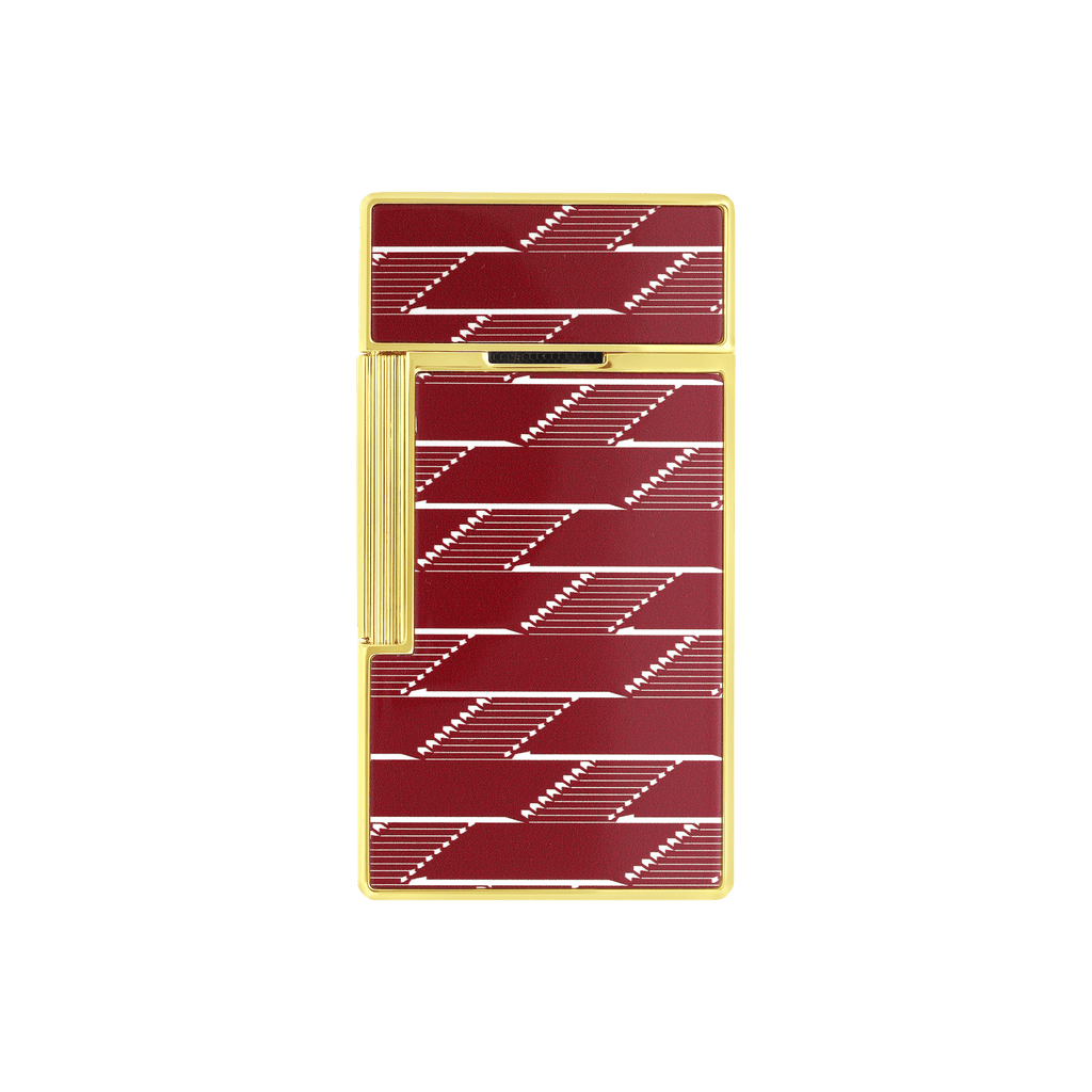 S.T. Dupont Monogram 1872 Biggy Lacquered lighter - Burgundy