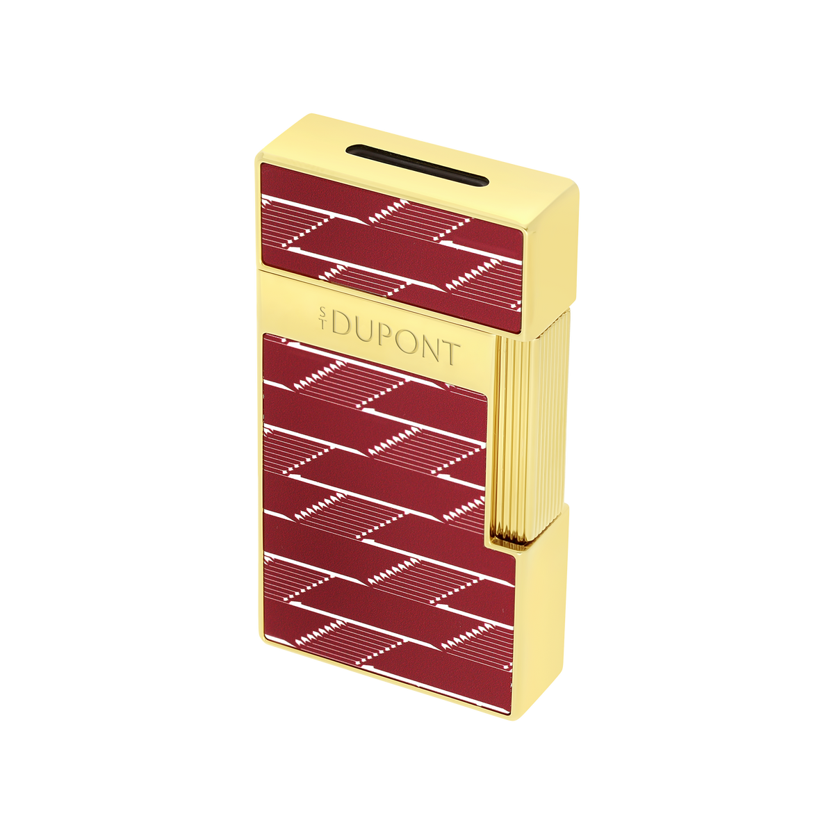 S.T. Dupont Monogram 1872 Biggy Lacquered lighter - Burgundy