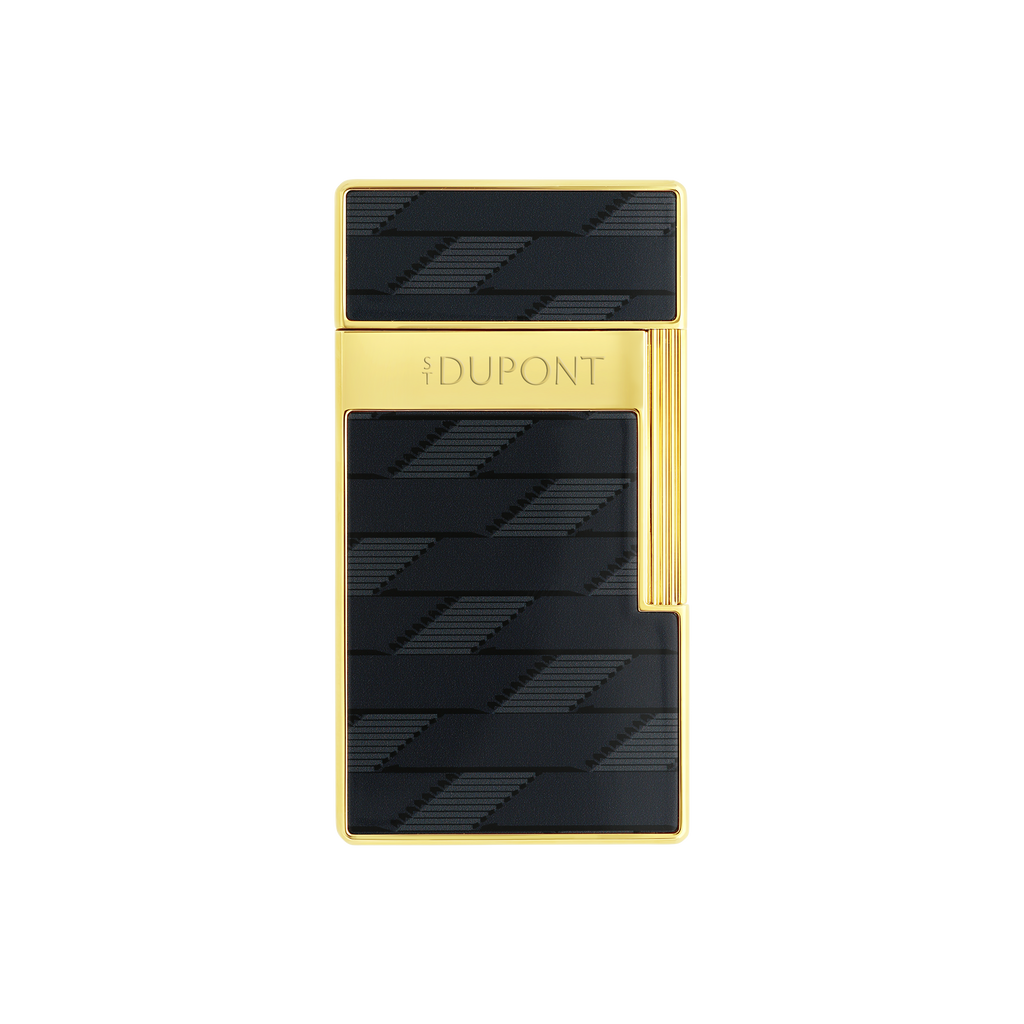 S.T. Dupont Monogram 1872 Biggy Lacquered lighter - Black