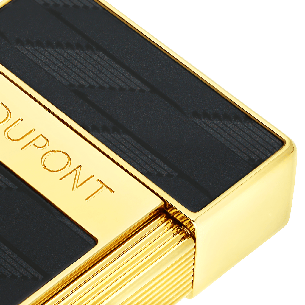 S.T. Dupont Monogram 1872 Biggy Lacquered lighter - Black