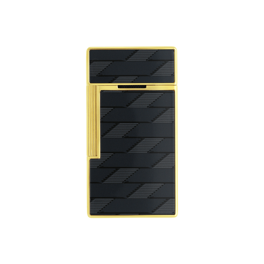 S.T. Dupont Monogram 1872 Biggy Lacquered lighter - Black