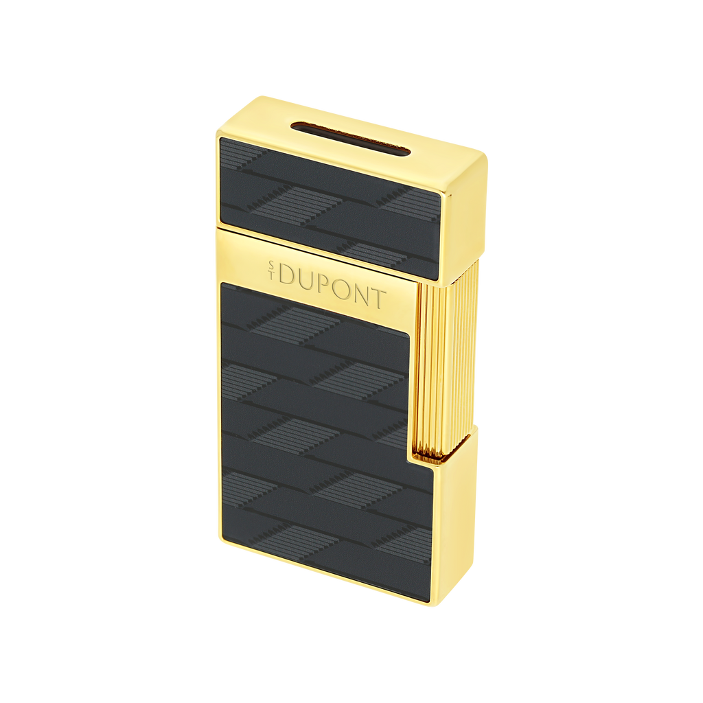 S.T. Dupont Monogram 1872 Biggy Lacquered lighter - Black