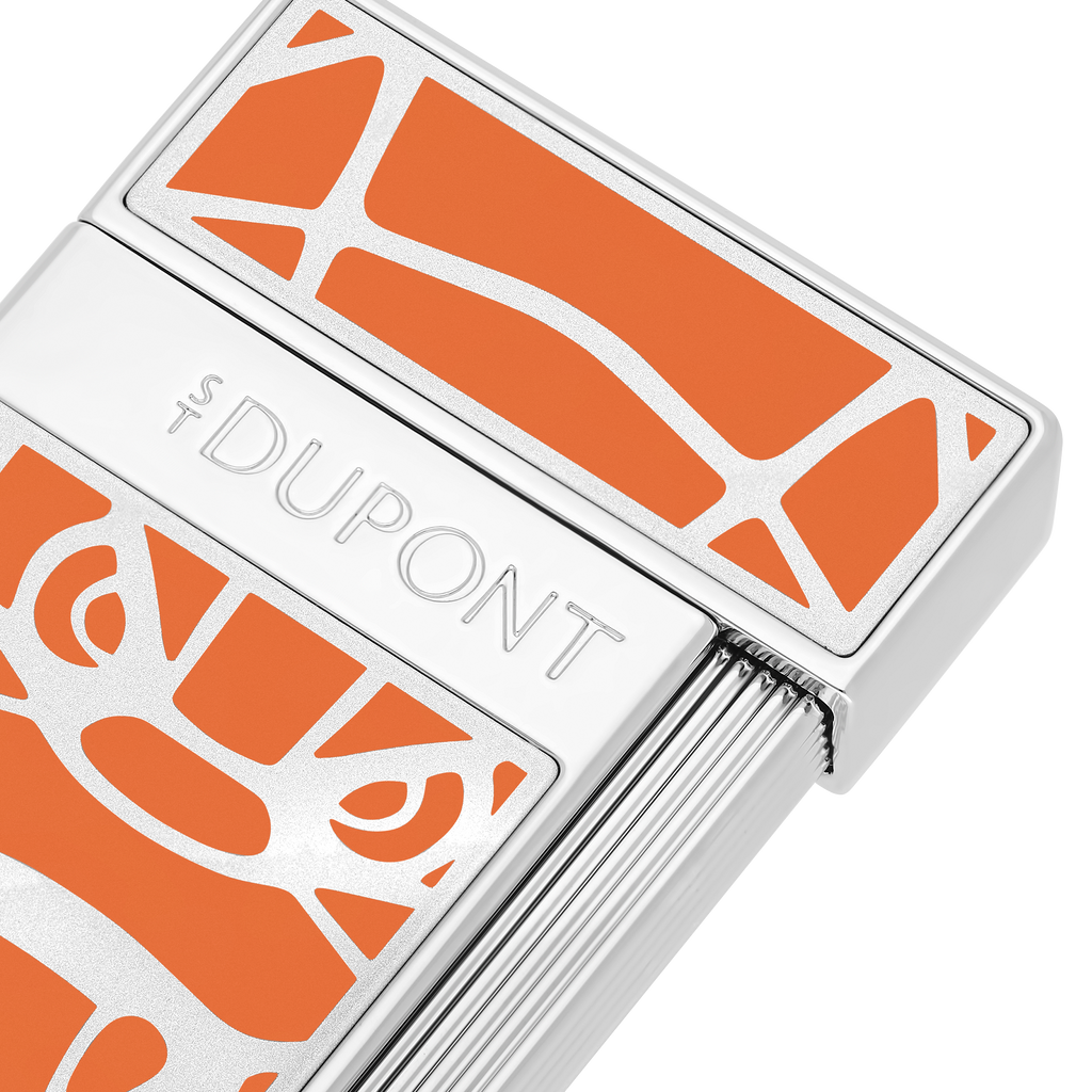S.T. Dupont Orlinski Slimmy Lacquered lighter - Orange