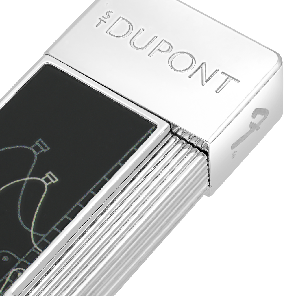 S.T. Dupont Twiggy Lacquered lighter - Black - 030025