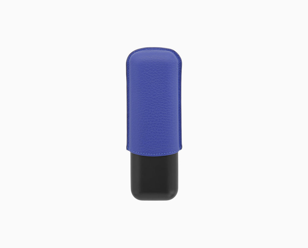 S.T. Dupont Leather Cigar Case - Blue