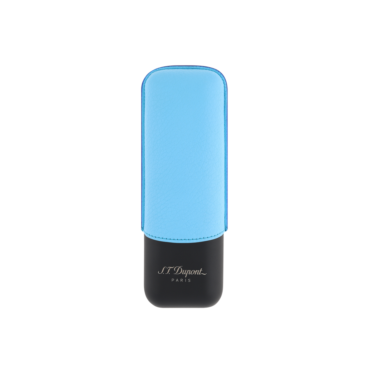 S.T. Dupont Leather Cigar Case - Turquoise - 183243