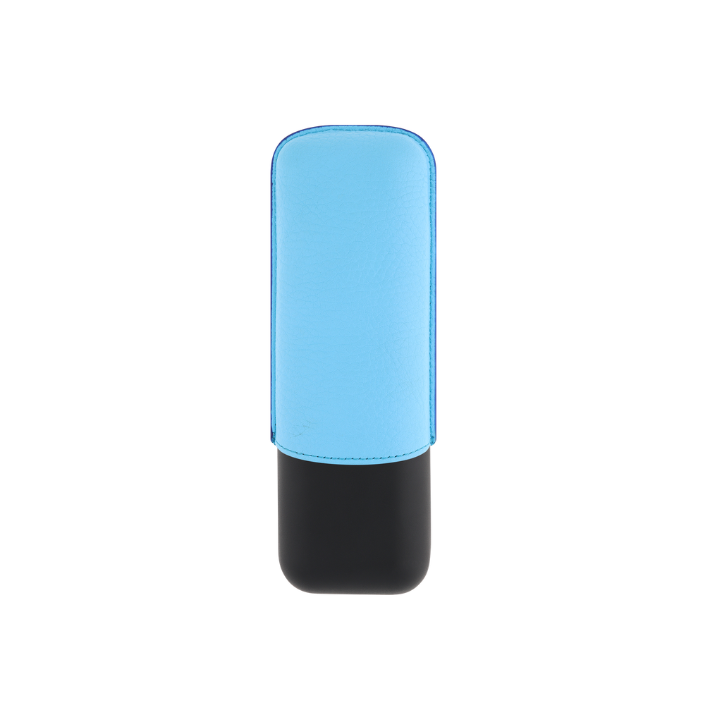 S.T. Dupont Leather Cigar Case - Turquoise - 183243