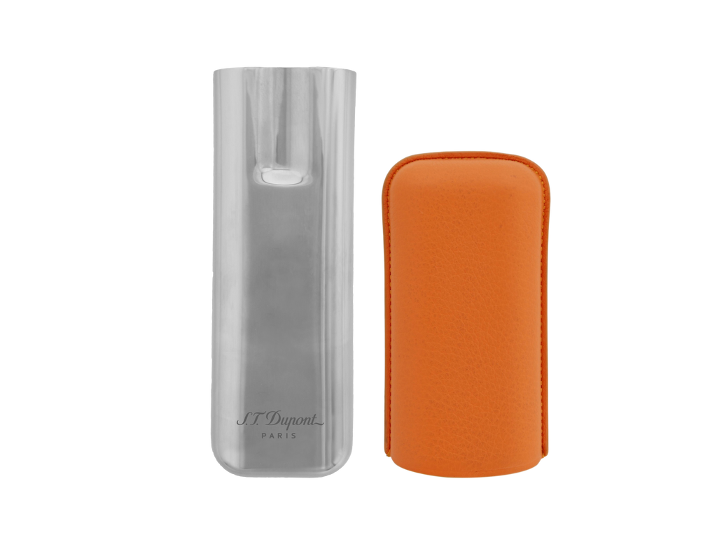 S.T. Dupont Leather Cigar Case - Orange