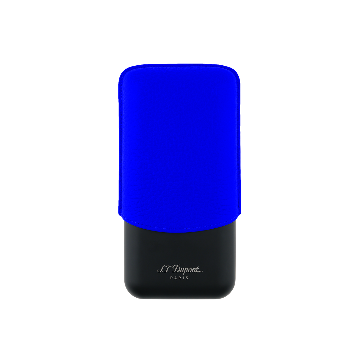 S.T. Dupont Leather Cigar Case - Blue - 183416