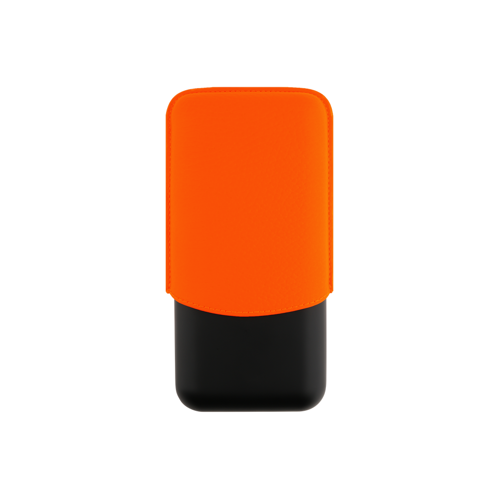 S.T. Dupont Leather Cigar Case - Orange - 183419