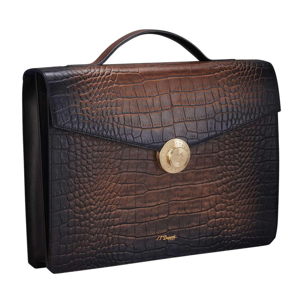 S.T. Dupont Leather-briefcase - 191474