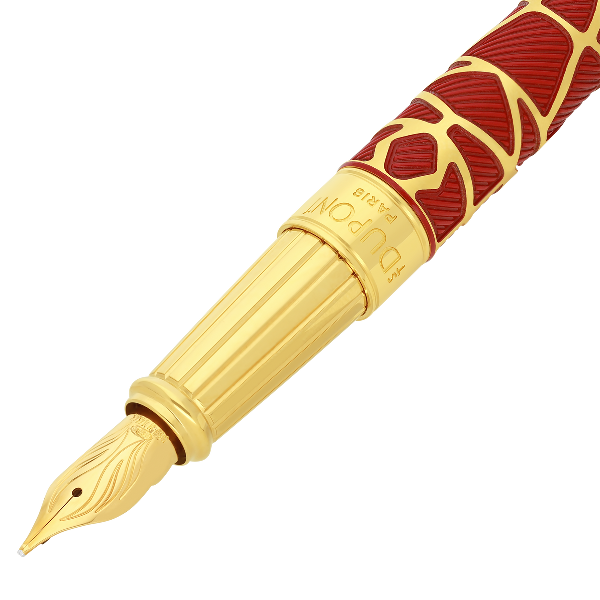 S.T. Dupont Orlinski Line D Eternity Fountain pen large - Red