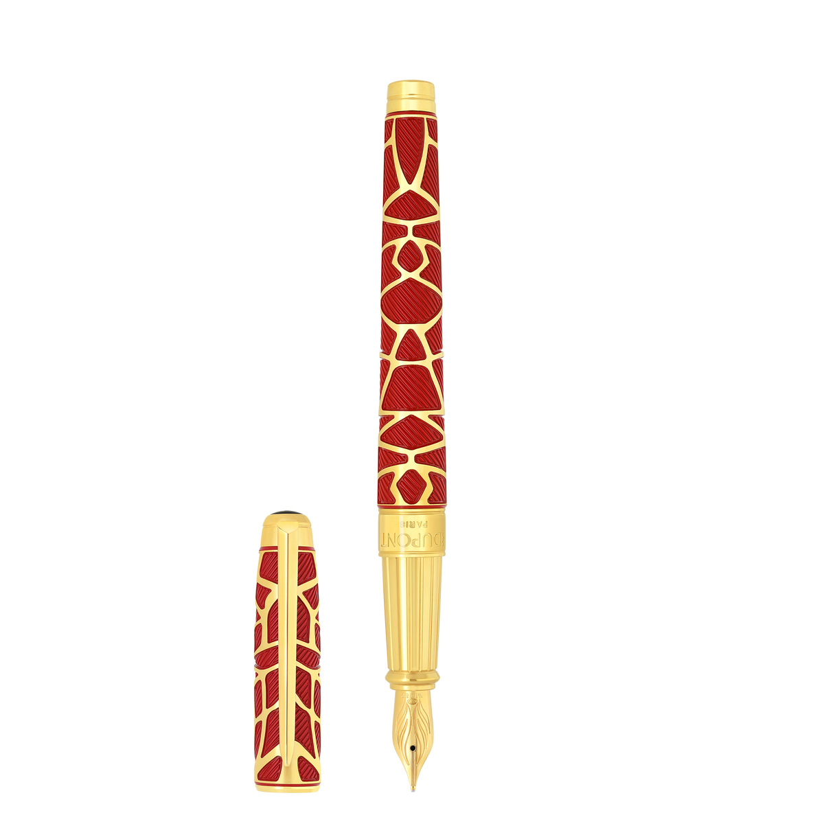 S.T. Dupont Orlinski Line D Eternity Fountain pen large - Red