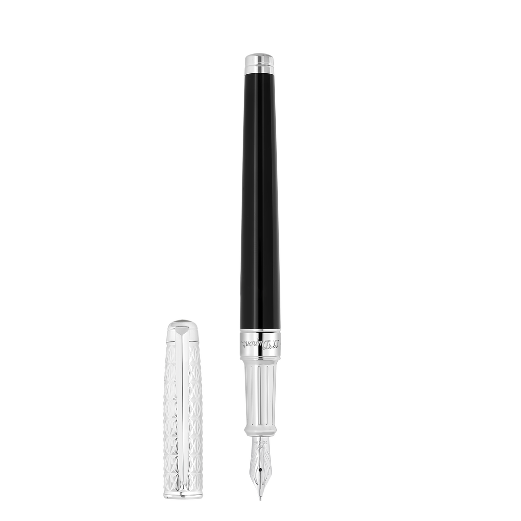 S.T. Dupont Fire X Line D Eternity Fountain pen Medium - Black