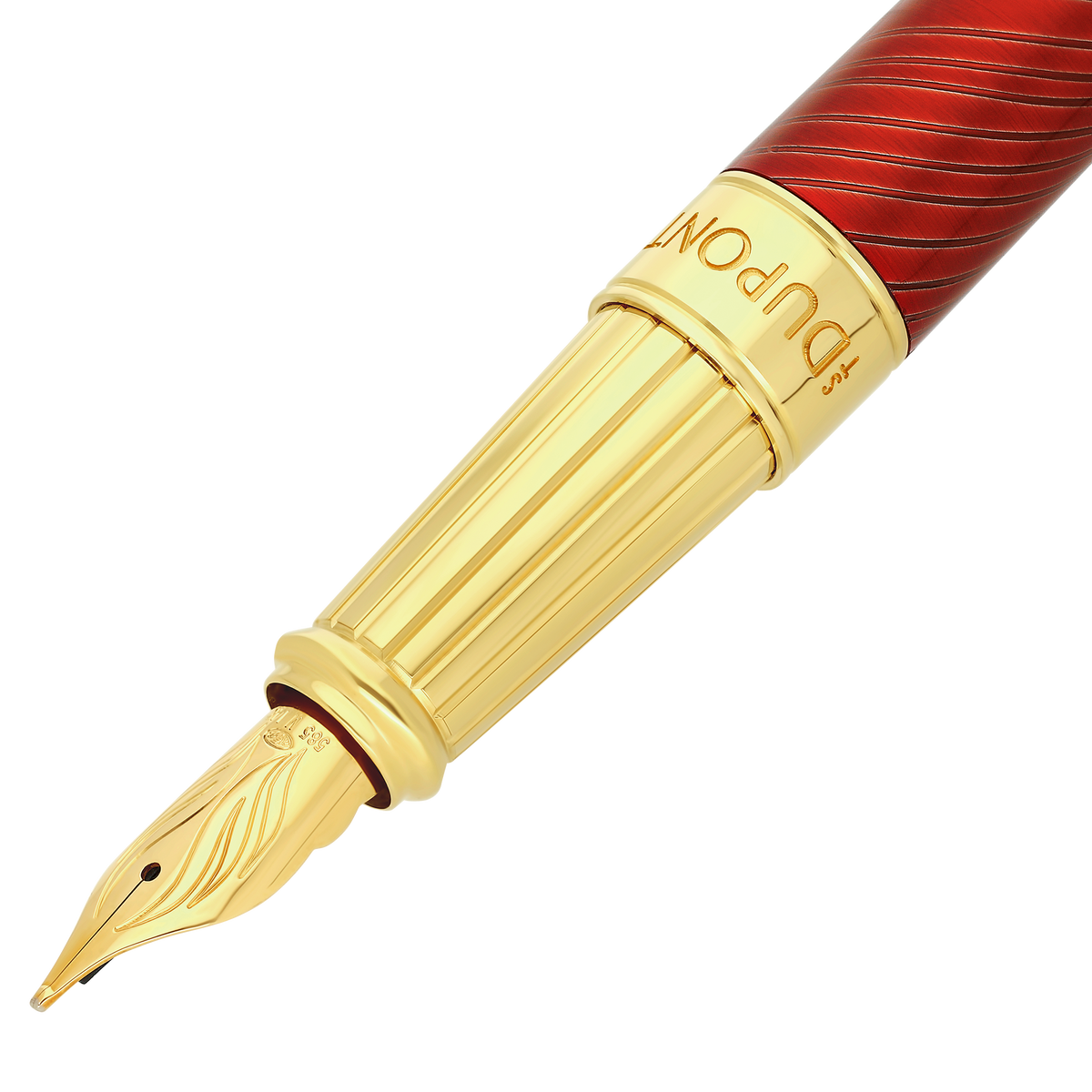 S.T. Dupont Fountain Pen Large - Red