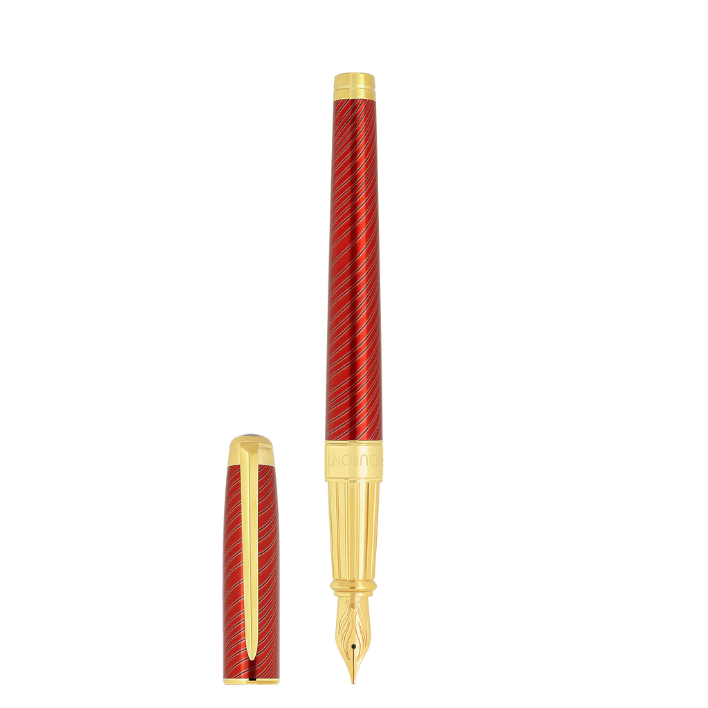 S.T. Dupont Fountain Pen Large - Red