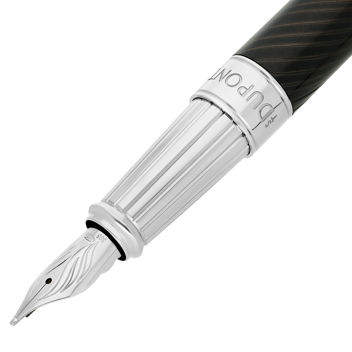 S.T. Dupont Line D Eternity Fountain Pen Large - Black