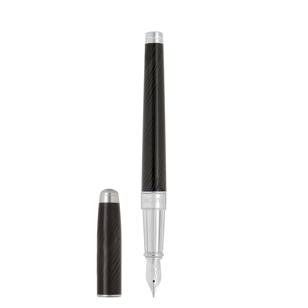S.T. Dupont Line D Eternity Fountain Pen Large - Black