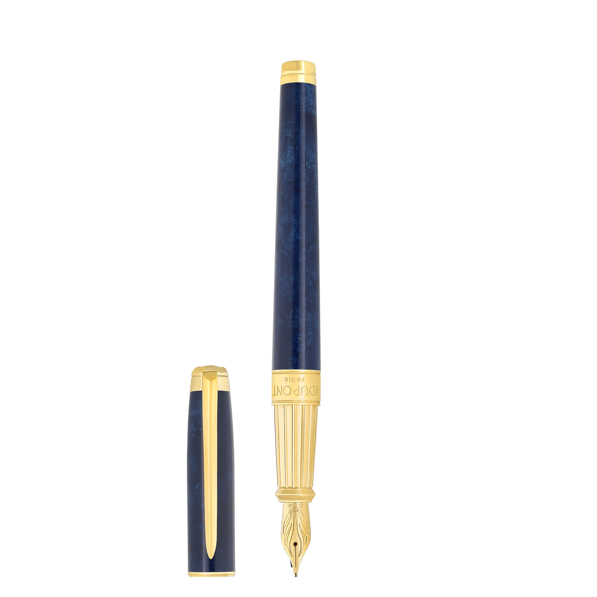 S.T. Dupont Popoté Fountain pen large - Blue
