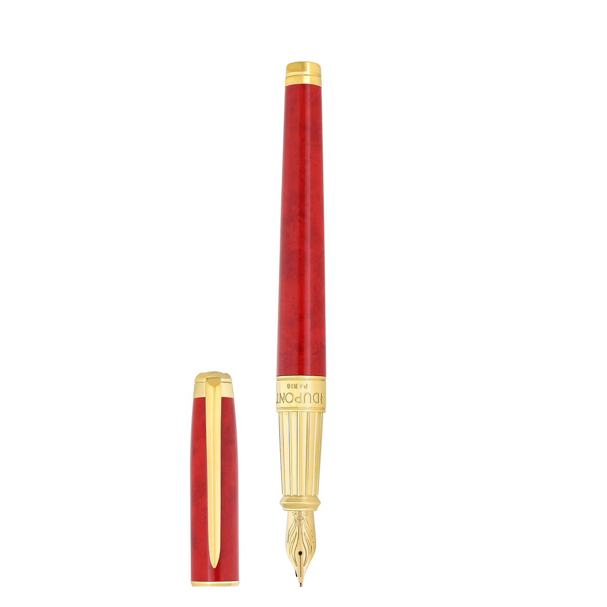 S.T. Dupont Popoté Fountain pen large - Red