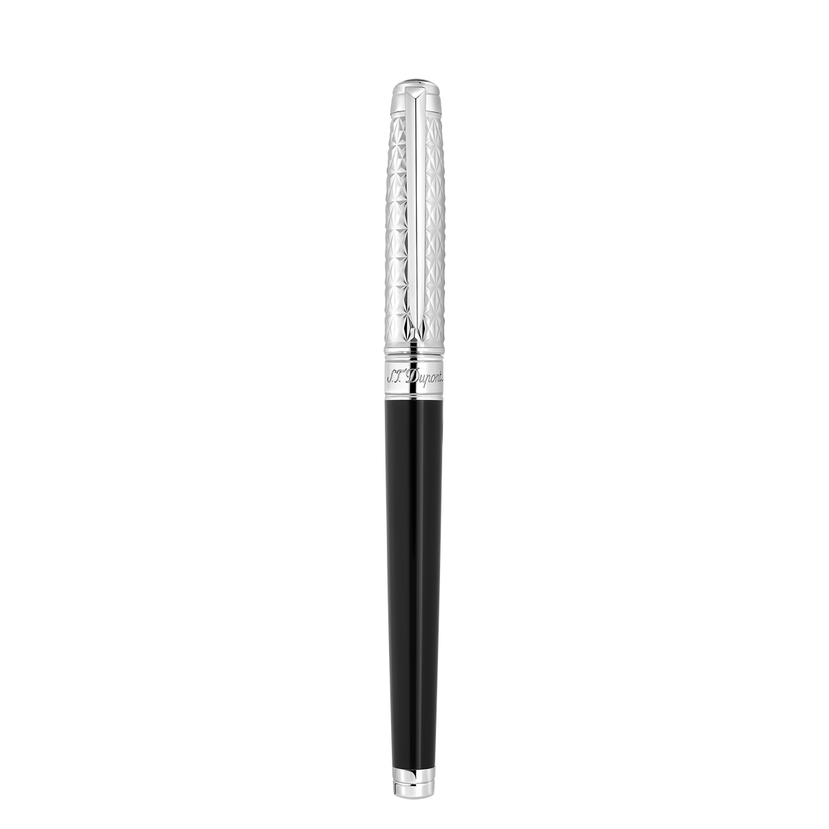 S.T. Dupont Line D Eternity Medium Black/Palladium Fire X Rollerball Pen