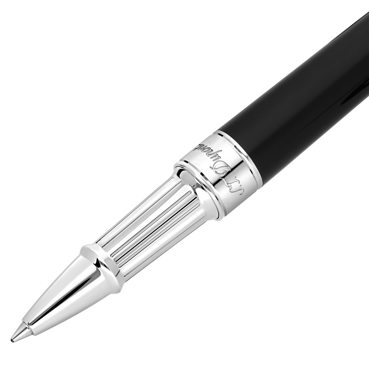 S.T. Dupont Line D Eternity Medium Black/Palladium Fire X Rollerball Pen