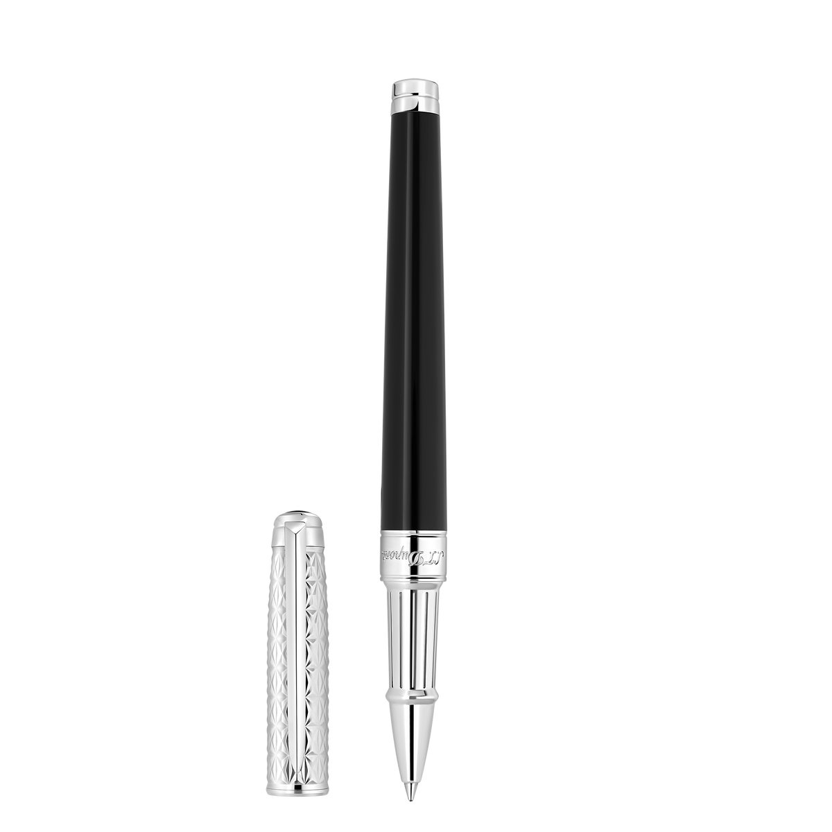S.T. Dupont Line D Eternity Medium Black/Palladium Fire X Rollerball Pen