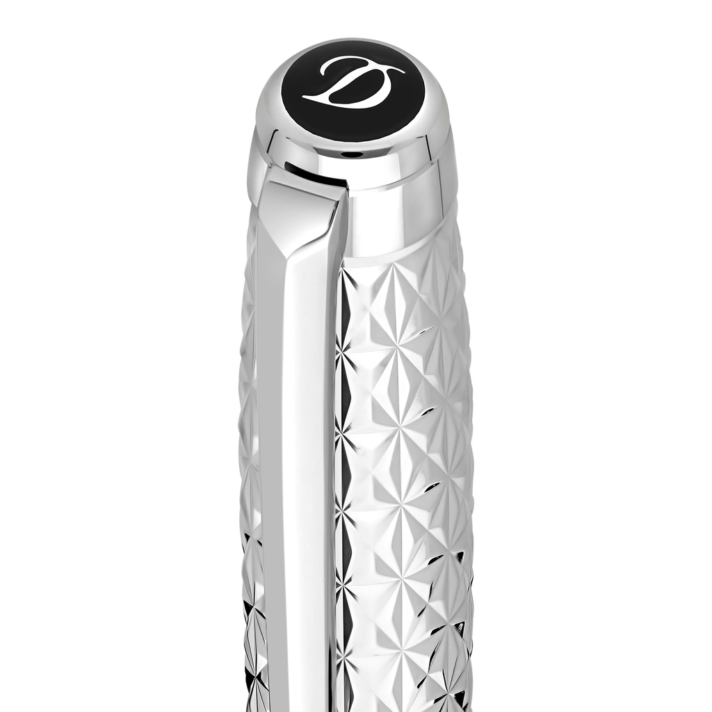 S.T. Dupont Line D Eternity Medium Black/Palladium Fire X Rollerball Pen
