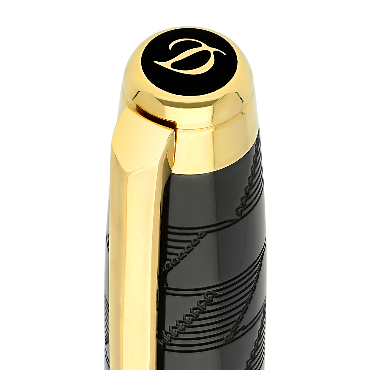 S.T. Dupont Line D Eternity Monogram 1872 Ballpoint pen Medium - Black