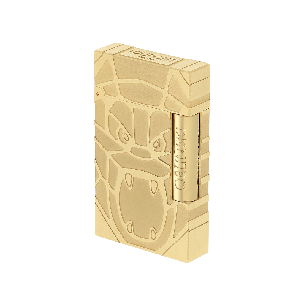 S.T. Dupont Orlinski Line 2 brushed lighter - Gold