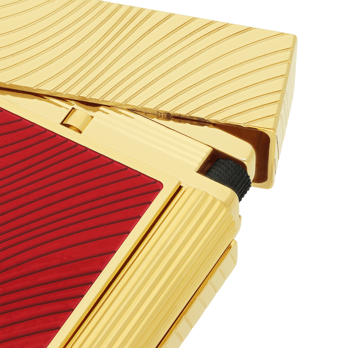S.T. Dupont Line 2 Horse mane guilloche Lighter - Red