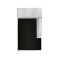 S.T. Dupont Line 2 Horse mane guilloche Lighter - Black