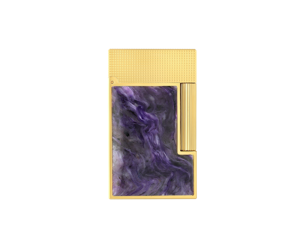 S.T. Dupont Line 2 Stone of fortune Charoïte Lighter