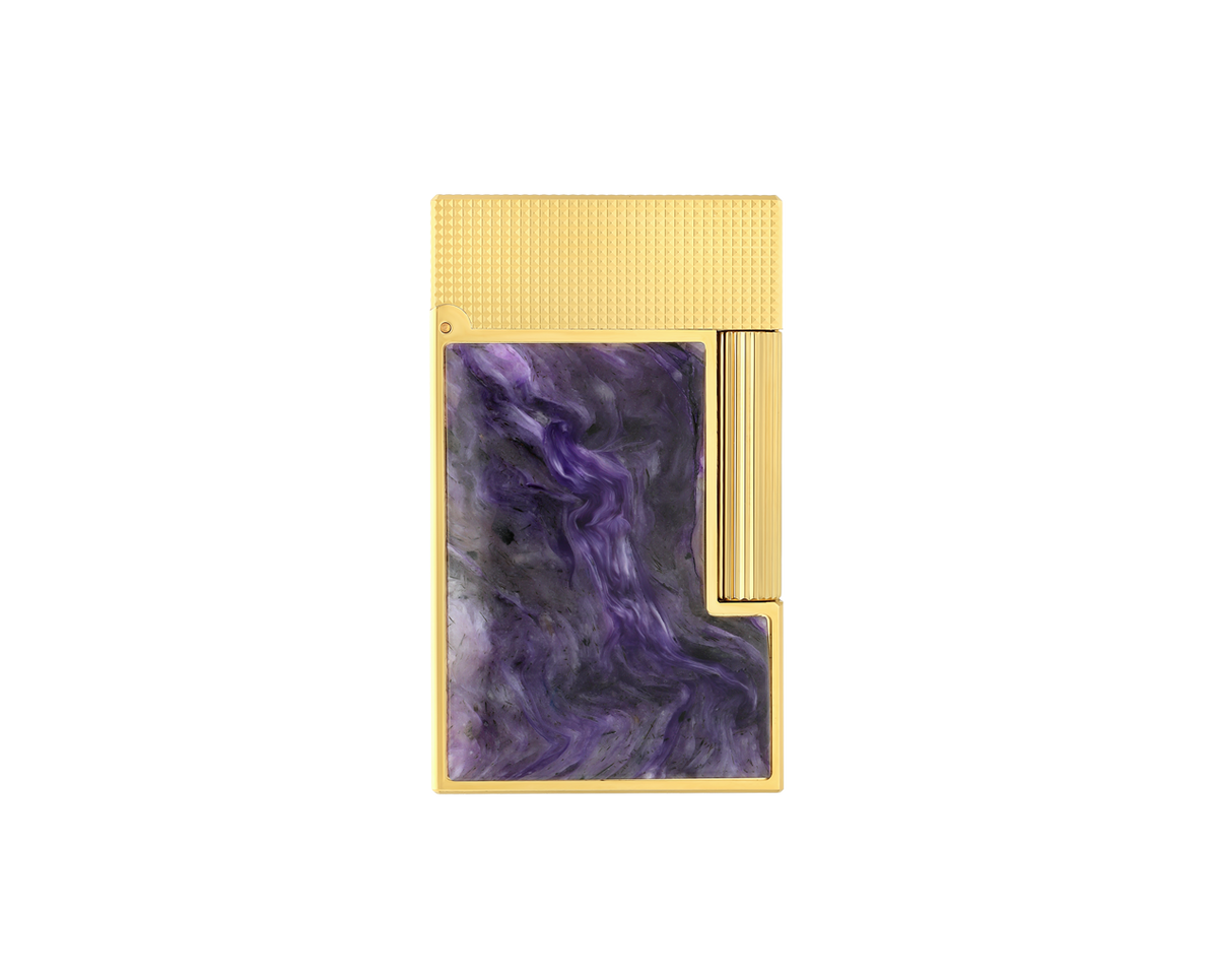 S.T. Dupont Line 2 Stone of fortune Charoïte Lighter