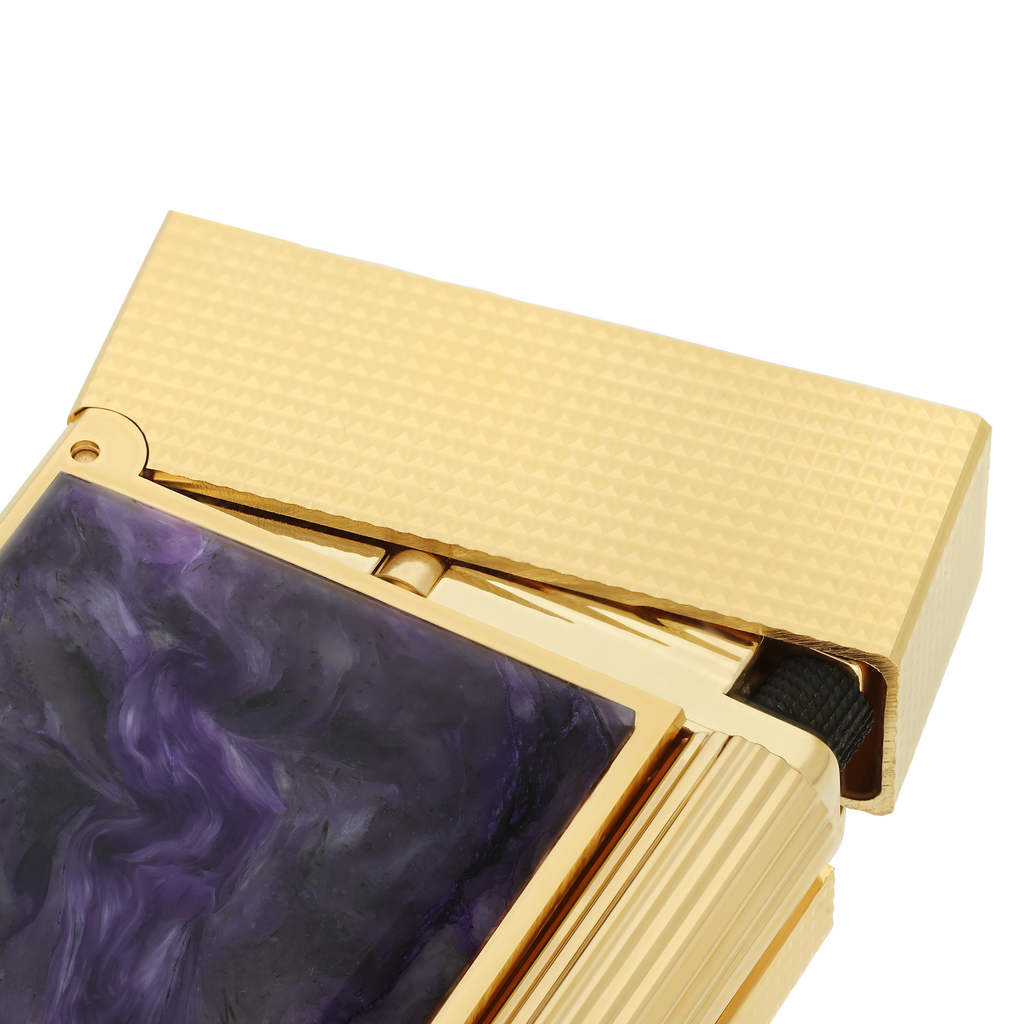 S.T. Dupont Line 2 Stone of fortune Charoïte Lighter