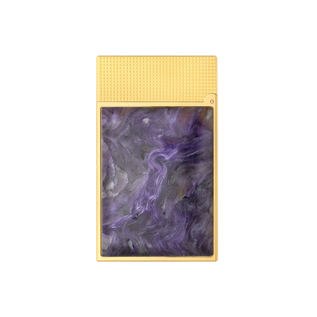 S.T. Dupont Line 2 Stone of fortune Charoïte Lighter