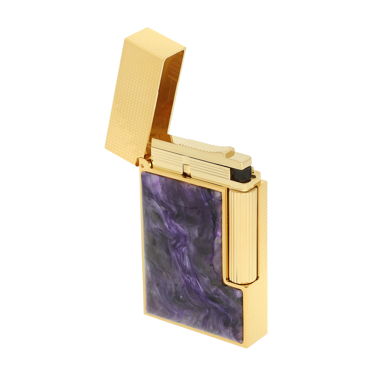 S.T. Dupont Line 2 Stone of fortune Charoïte Lighter