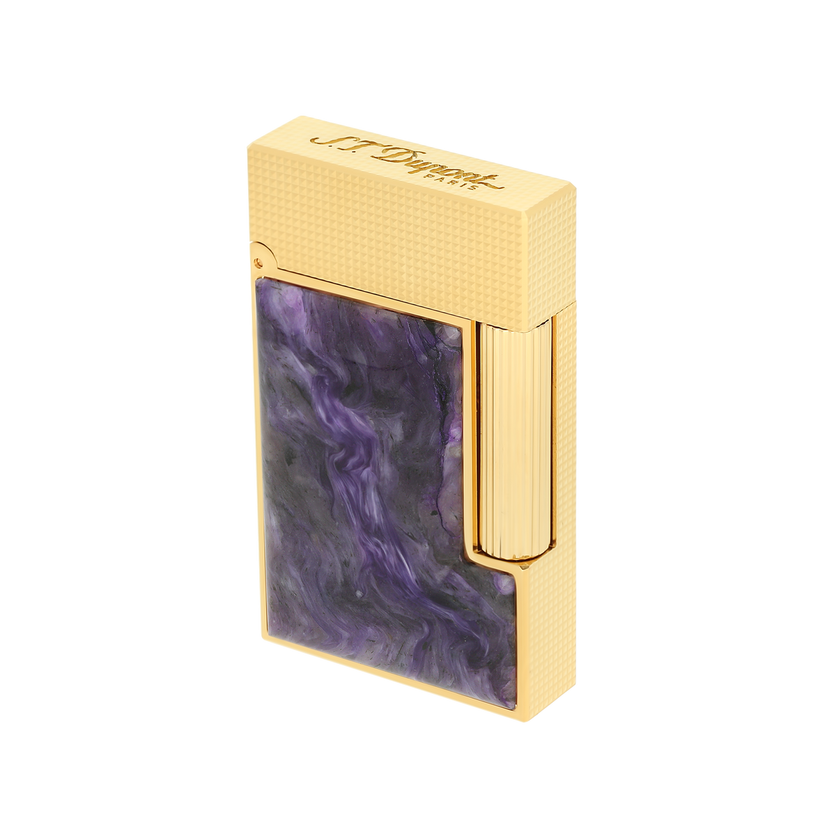 S.T. Dupont Line 2 Stone of fortune Charoïte Lighter