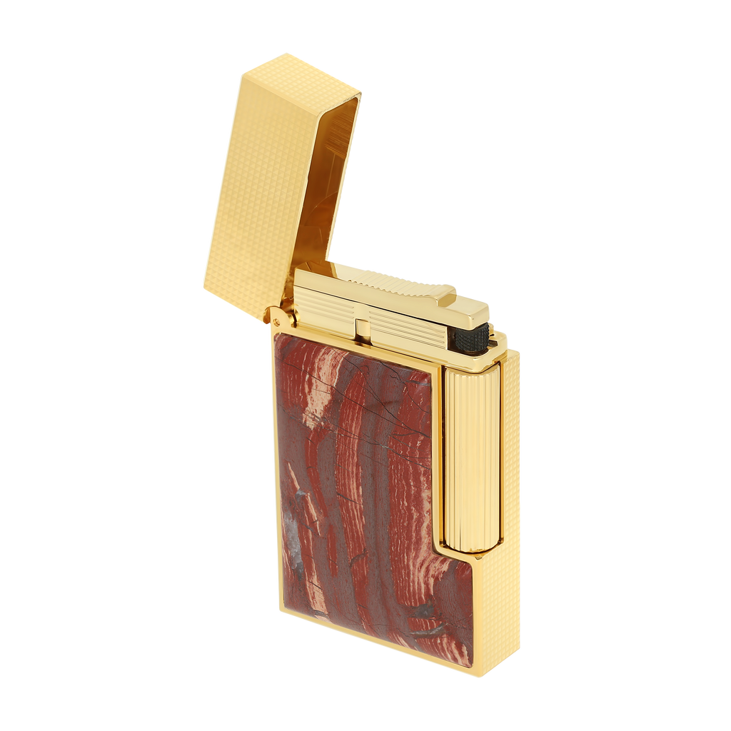 S.T. Dupont Line 2 Stone of fortune Jasper Snakeskin Lighter